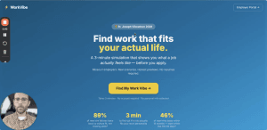 How to Choose an AI Consultant: 7 Questions to Ask Before You Write a Check | Real AI Expertise in the Midwest a screenshot of Gabriel Cassady's 3rd place submission to the 2026 vibecoding event in St. Joe, Mo