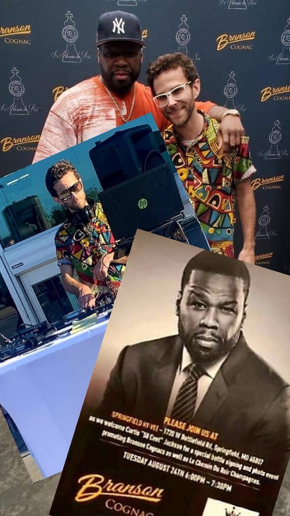 How to Start a Business: 4 Rules I've Learned from Doing it 4x | Real AI Expertise in the Midwest How to start a business - photo of Gabriel Cassady working in his DJ business at a gig for rapper 50 Cent